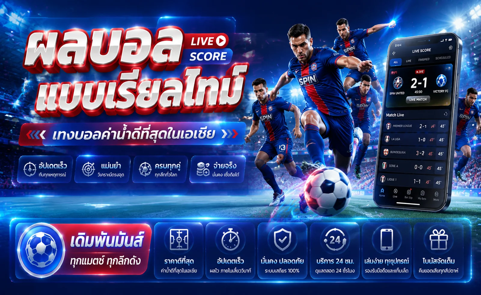 แทงบอลออนไลน์ AROI88 ครบทุกลีกราคาน้ำดี